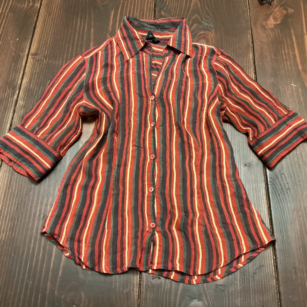 Vintage H&M 100% Silk Gauzy Blouse